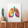 Load image into Gallery viewer, Lungs anatomy poster