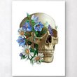 Load image into Gallery viewer, Human skull anatomy art