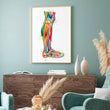 Laden Sie das Bild in den Galerie-Viewer, Leg anatomy art - Watercolor Anatomy Poster