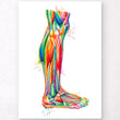 Laden Sie das Bild in den Galerie-Viewer, Leg anatomy poster