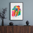 Laden Sie das Bild in den Galerie-Viewer, Tooth anatomy art print in watercolor by Codex Anatomicus