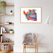 Laden Sie das Bild in den Galerie-Viewer, Jaw anatomy poster in a frame