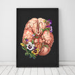 Load image into Gallery viewer, Brain anatomy poster