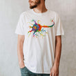 Load image into Gallery viewer, neuron anatomy t-shirt for men by codex anatomicus