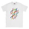 Laden Sie das Bild in den Galerie-Viewer, DNA anatomy t-shirt for doctors and medical students by codex anatomicus