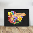 Laden Sie das Bild in den Galerie-Viewer, Floral pancreas anatomy poster