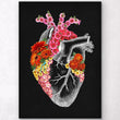 Charger l'image dans la galerie, Anatomical heart with flowers