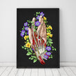 Laden Sie das Bild in den Galerie-Viewer, Hand anatomy poster in a frame