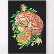 Load image into Gallery viewer, Brain anatomy art