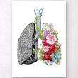 Load image into Gallery viewer, Lungs with flowers