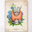 Load image into Gallery viewer, Vintage thyroid anatomy poster
