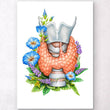 Load image into Gallery viewer, Thyroid anatomy art