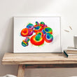 Charger l'image dans la galerie, Red blood cells - Anatomy Art Poster by Codex Anatomicus