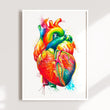 Charger l'image dans la galerie, Heart anatomy poster