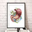 Laden Sie das Bild in den Galerie-Viewer, Stomach anatomy poster