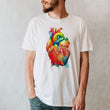Laden Sie das Bild in den Galerie-Viewer, Heart anatomy III t-shirt for men by codex anatomicus