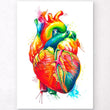 Laden Sie das Bild in den Galerie-Viewer, Heart anatomy poster