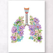 Load image into Gallery viewer, Lungs anatomy art