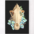 Load image into Gallery viewer, Dog skull poster
