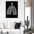 Load image into Gallery viewer, Pulmonology poster lungs