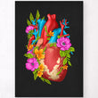 Charger l'image dans la galerie, Heart with flowers poster