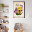 Laden Sie das Bild in den Galerie-Viewer, floral tooth poster by codex anatomicus