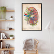 Load image into Gallery viewer, Kidney anatomy II - Floral - Vintage