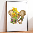 Load image into Gallery viewer, Pelvis anatomy art print