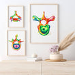 Load image into Gallery viewer, Spine anatomy poster