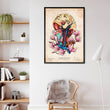 Laden Sie das Bild in den Galerie-Viewer, Neck arteries anatomy poster