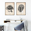 Laden Sie das Bild in den Galerie-Viewer, Eye anatomy art print