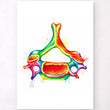 Charger l'image dans la galerie, Cervical vertebra anatomy art