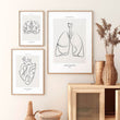 Charger l'image dans la galerie, Anatomy art - lungs poster