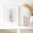 Laden Sie das Bild in den Galerie-Viewer, Anatomical foot print
