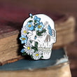 Load image into Gallery viewer, Anatomical skull pin