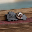 Load image into Gallery viewer, Spine with flowers - Enamel pin