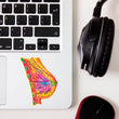 Load image into Gallery viewer, watercolor breast anatomy sticker by codex anatomicus