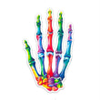 Load image into Gallery viewer, Skeleton hand sticker