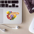 Load image into Gallery viewer, Pancreas anatomy sticker - Floral