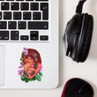 Load image into Gallery viewer, floral kidney anatomy sticker by codex anatomicus