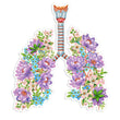 Load image into Gallery viewer, Lungs anatomy sticker