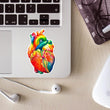 Load image into Gallery viewer, Anatomical heart sticker