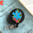 Load image into Gallery viewer, EMT badge reel Codex Anatomicus