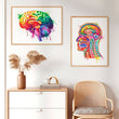 Laden Sie das Bild in den Galerie-Viewer, Brain anatomy poster