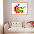 Laden Sie das Bild in den Galerie-Viewer, Pancreas anatomy art print in a frame by codex anatomicus