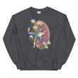 Load image into Gallery viewer, Kidney Unisex Sweatshirt - Floral