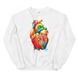 Load image into Gallery viewer, Heart II Unisex Sweatshirt - Watercolor