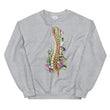 Load image into Gallery viewer, light grey spine anatomy sweatshirt for doctors and medical students by codex anatomicus