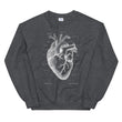 Laden Sie das Bild in den Galerie-Viewer, Herz III Unisex Sweatshirt - Chalkboard