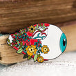 Load image into Gallery viewer, anatomical eye enamel pin